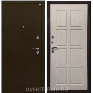 Входная Дверь Термо Эко-2 медный антик - сосна белая для дома и квартиры Входная Дверь Термо Эко-2 медный антик - сосна белая для дома и квартиры
