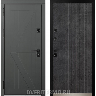 Уличная термодверь Тироль эмаль по RAL Уличная термодверь Тироль эмаль по RAL